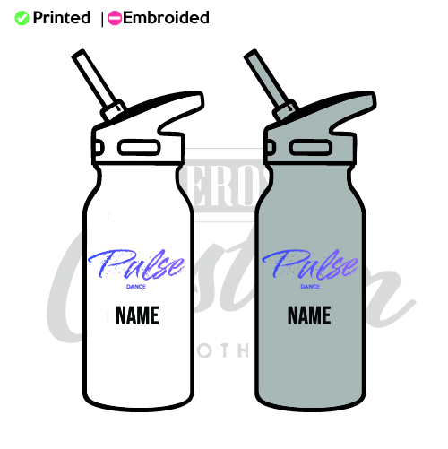 Pulse Dance  Stainless Steel Water Bottle With Straw 600ml