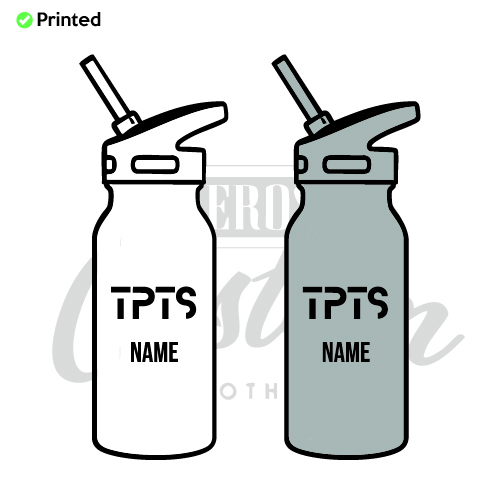 The Private Training Suite Stainless Steel Water Bottle With Straw 600ml
