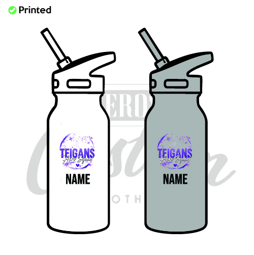 Teigans acro squad Stainless Steel Water Bottle With Straw 600ml