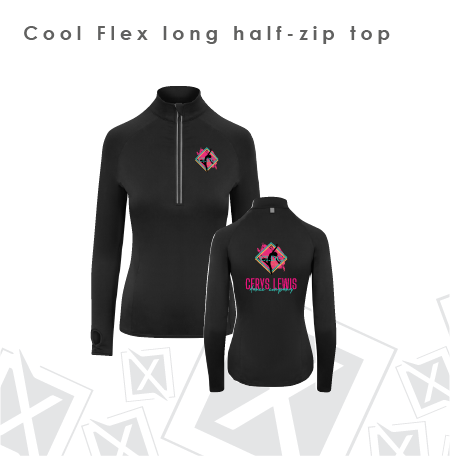 Cerys Lewis Women's Cool Flex Long Half-zip Top