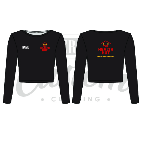 The Health Hut Adult Cropped Sweatshirt