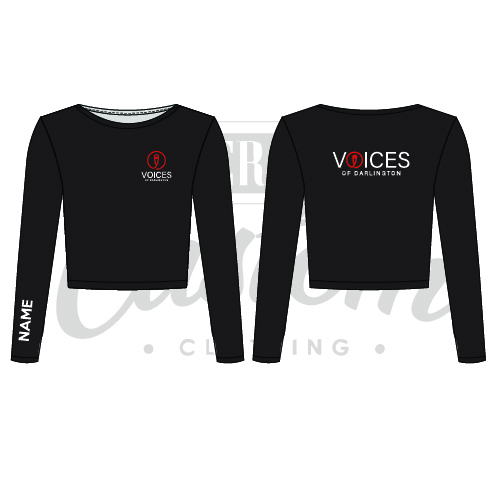 Voices of Darlington Kids Cropped Sweatshirt
