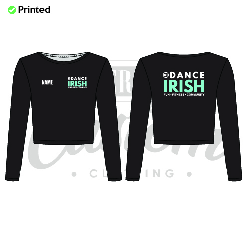 DanceIrish Adult Cropped Sweatshirt