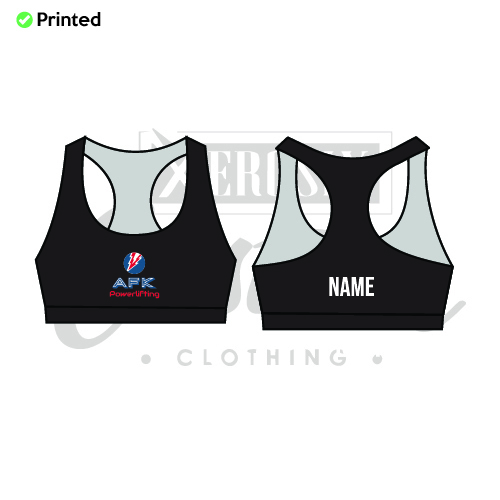 AFK Powerlifting  Adults Crop Top
