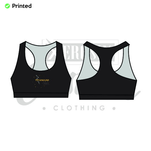 Titanium Artistic Roller Skating Academy Kids Crop Top
