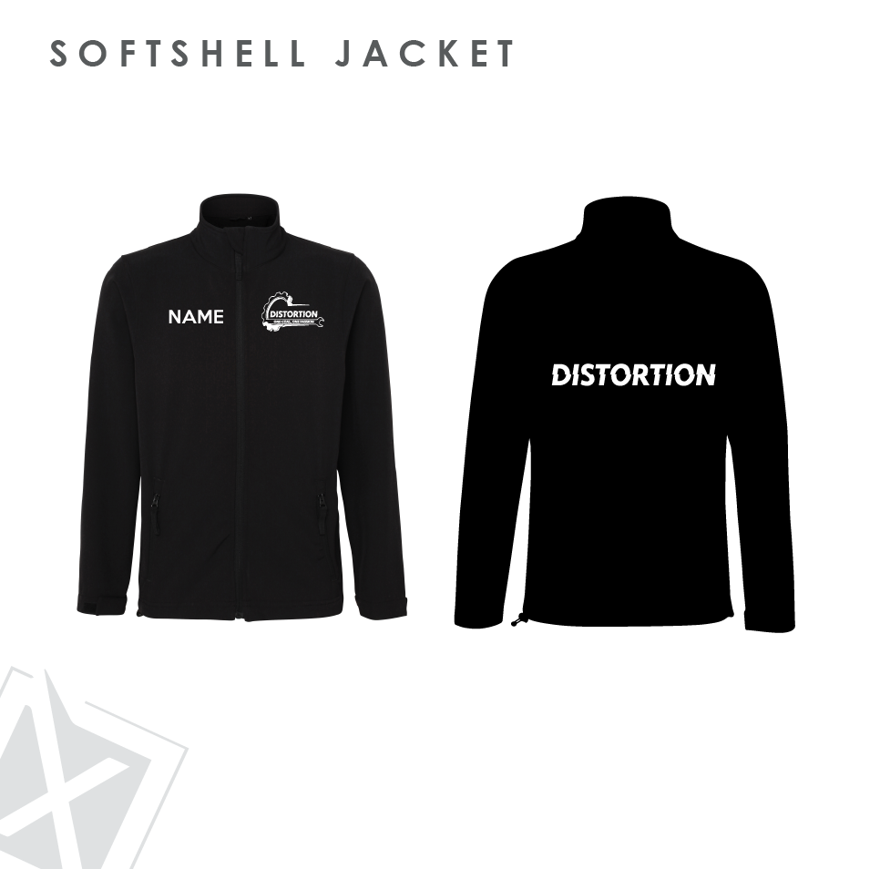 Distortion Car Club Softshell Jacket