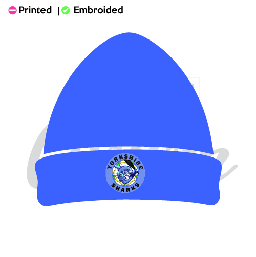 Yorkshire Sharks Dragonboat Club Original Cuffed Beanie