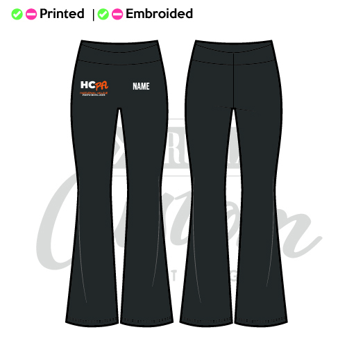 Hartlepool College of Performing Arts Adults Flared Leggings