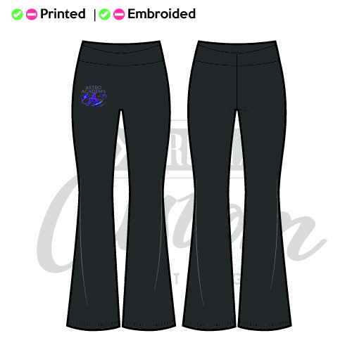 Astro Academy Warrington Kids Flared Leggings
