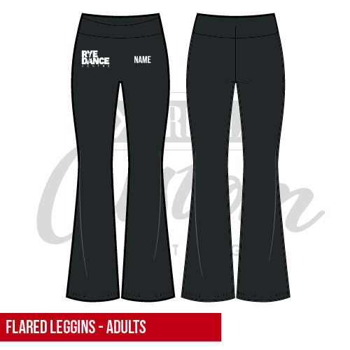 Rye Dance Centre Adults Flared Leggings