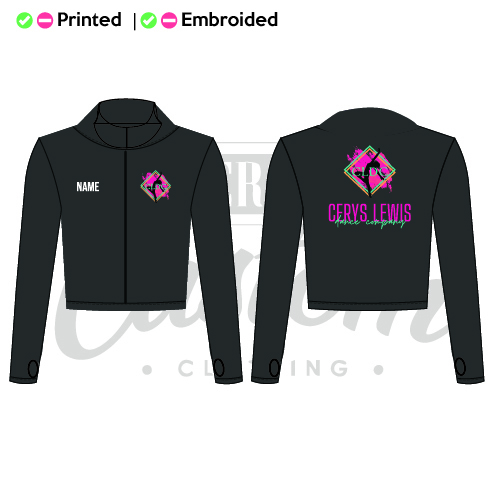 Cerys Lewis Adults Full Zip Crop Jacket