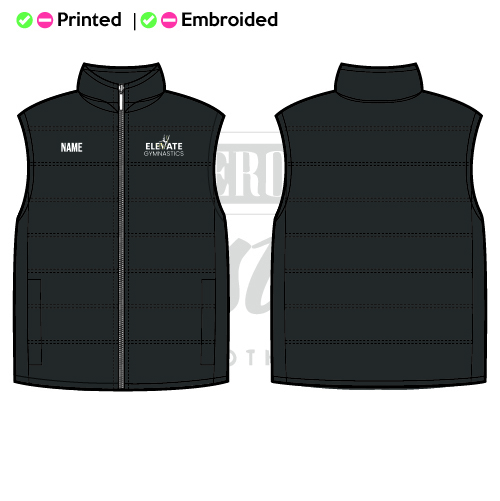 Elevate Gymnastics Unisex Kids Gilet