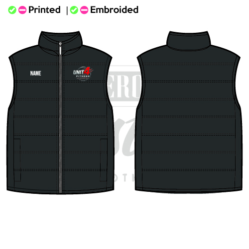 Unit 4 Fitness Unisex Kids Gilet