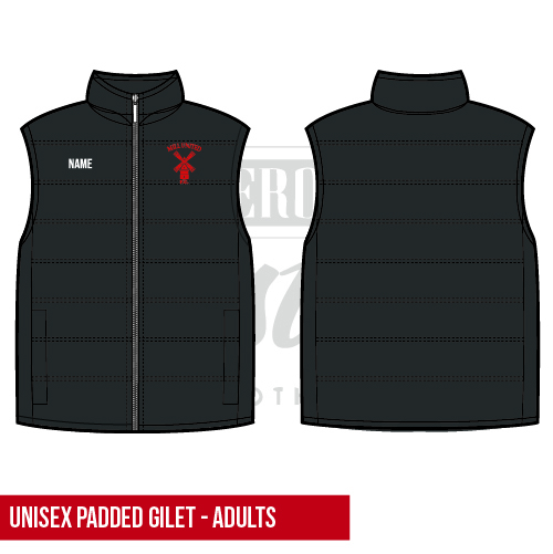 Mill United Colts Gilet Adults