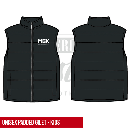 MGK Boxing Academy Unisex Kids Gilet