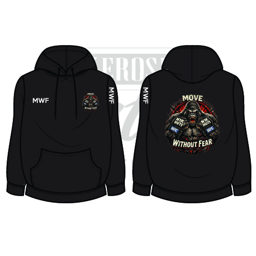 Move Without Fear Grappling Unisex Adults College Hoodie