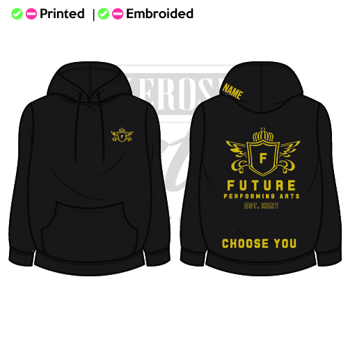 Future Performing Arts Unisex Adults College Hoodie