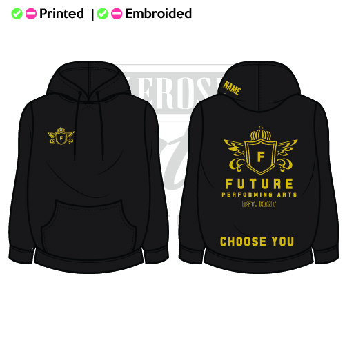 Future Performing Arts Unisex Adults College Hoodie