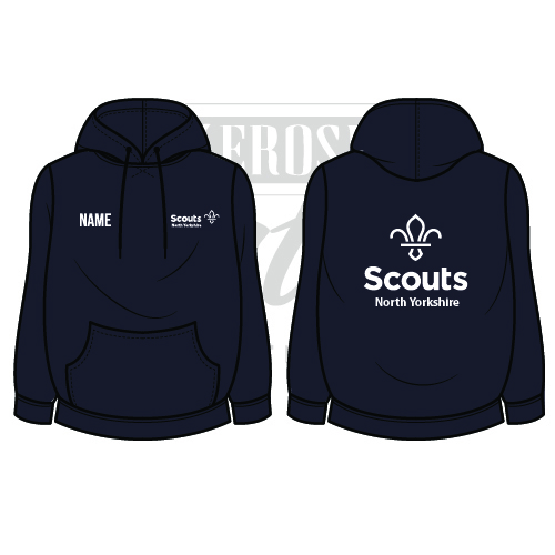 North Yorkshire Scouts Unisex Adults College Hoodie