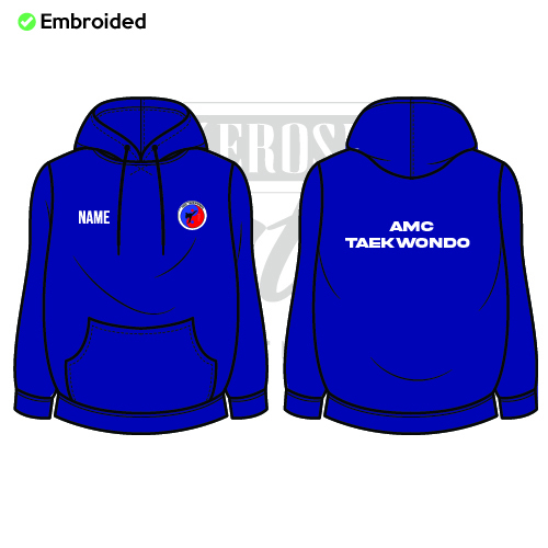 AMC Taekwondo Unisex Adults Polyester Hoodie