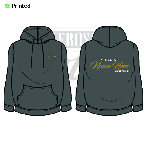 Titanium Artistic Roller Skating Academy Unisex Adults College Hoodie
