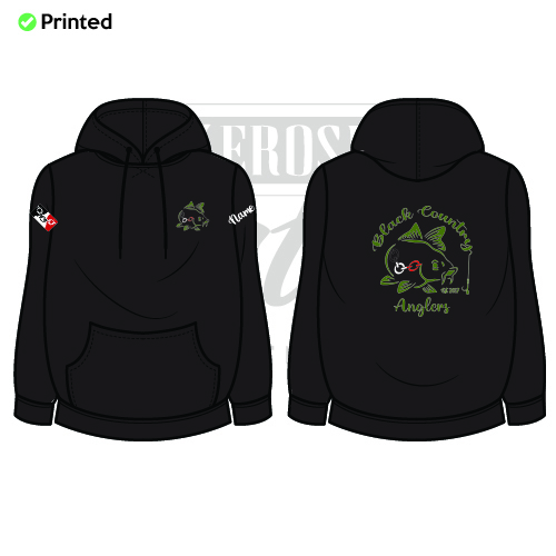 Black Country Anglers Unisex Adults College Hoodie