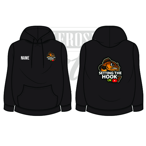 Setting The Hook UK Unisex Adults College Hoodie