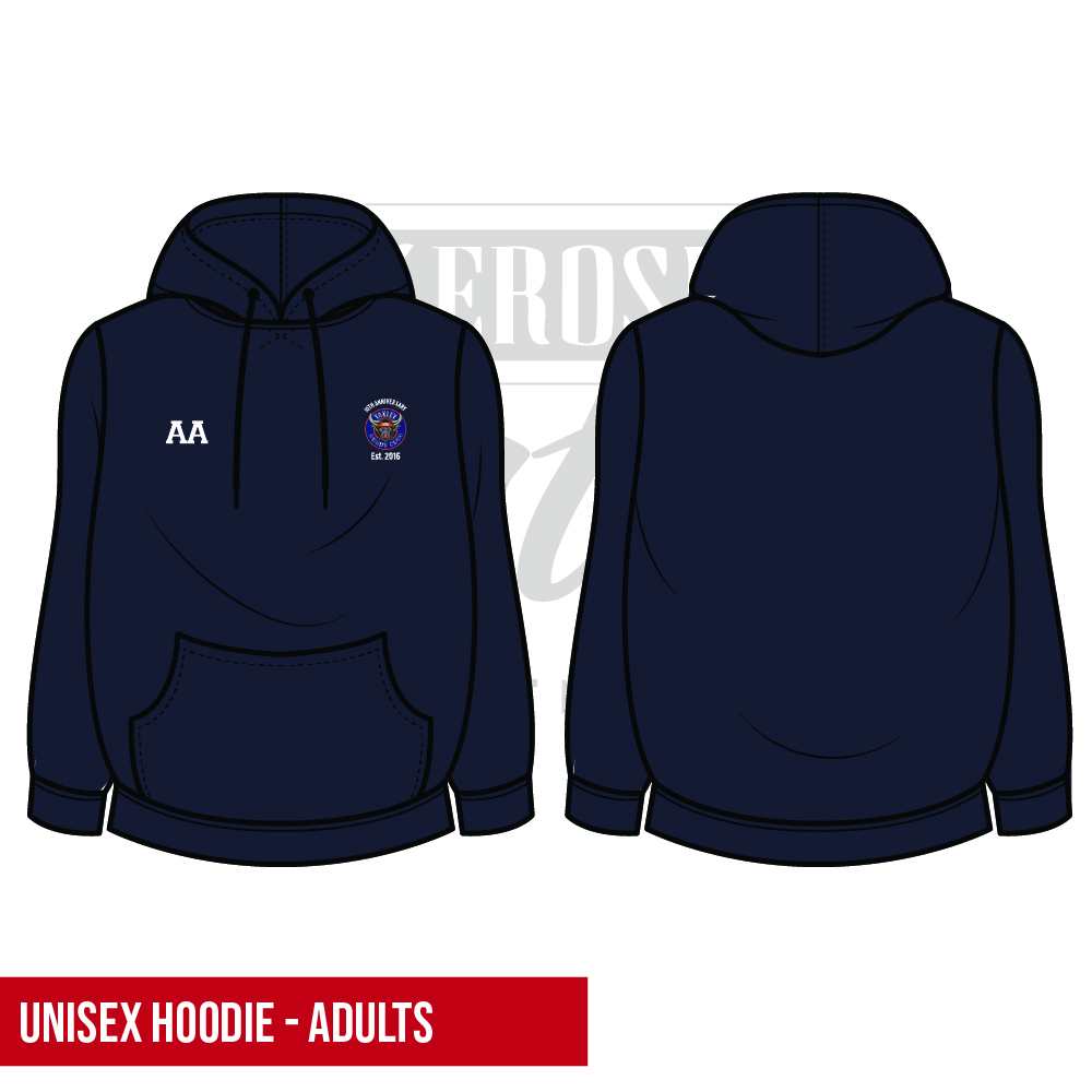 Yaxley Yaks Unisex Adults College Hoodie