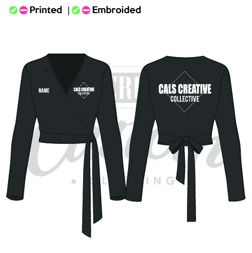Cal's Creative Collection Wrap Front Jersey Top Kids