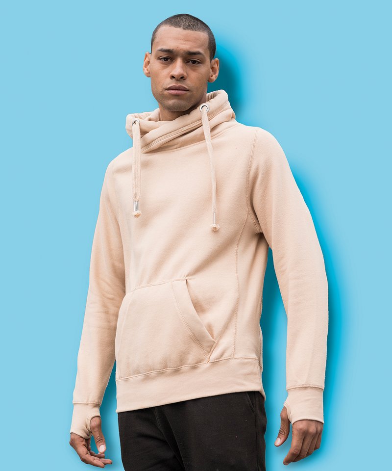 Cross Neck Hoodie