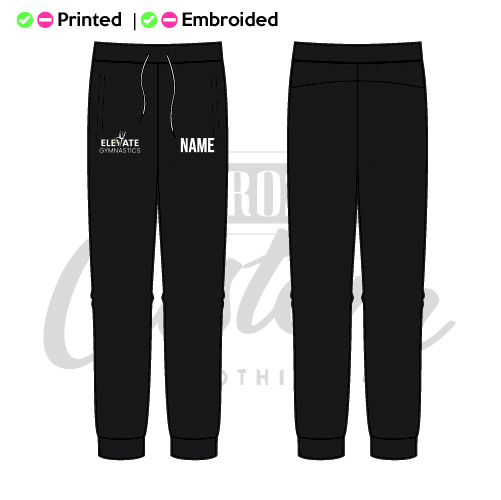 Elevate Gymnastics Unisex Adults Joggers