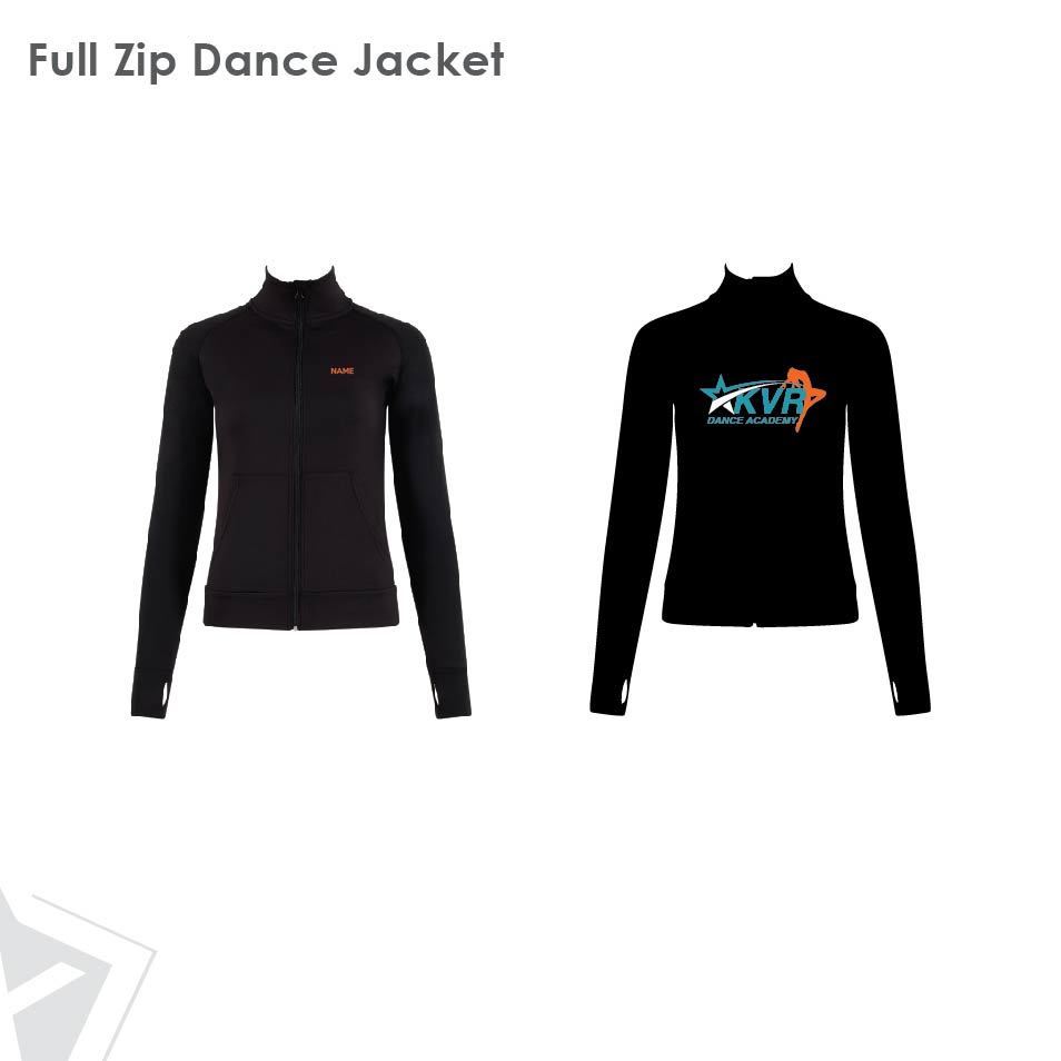 KVR Dance Full Zip Dance Jacket Adults