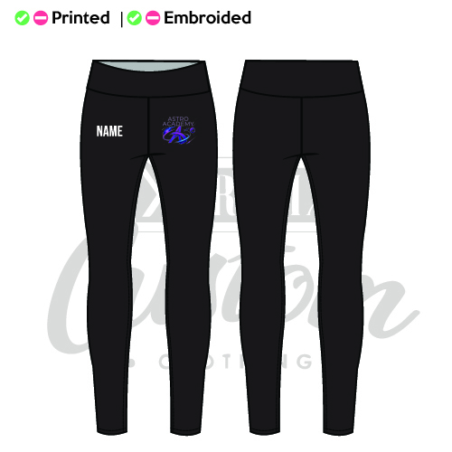 Astro Academy Warrington Womens Leggings