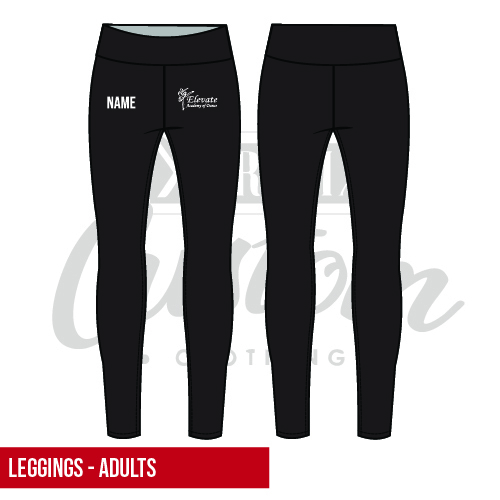 Elevate Academy of Dance Womens Leggings