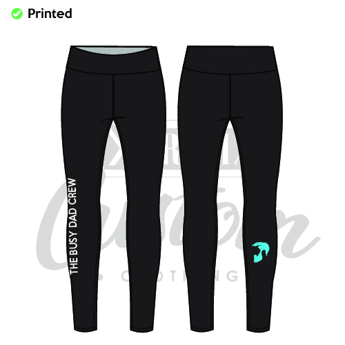 Busy Dad Crew Womens Leggings