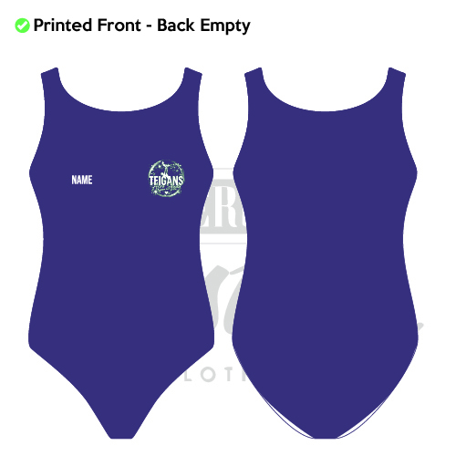 Teigans acro squad Adults Angela Ruched Front Leotard