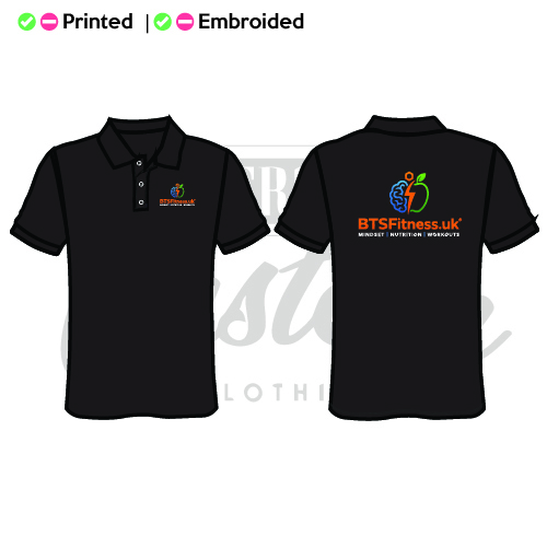 BtsFitness.uk Adults Polo (Pro Polo)