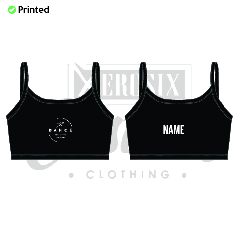 The Dance Collective Racerback Cami Bra Top Kids