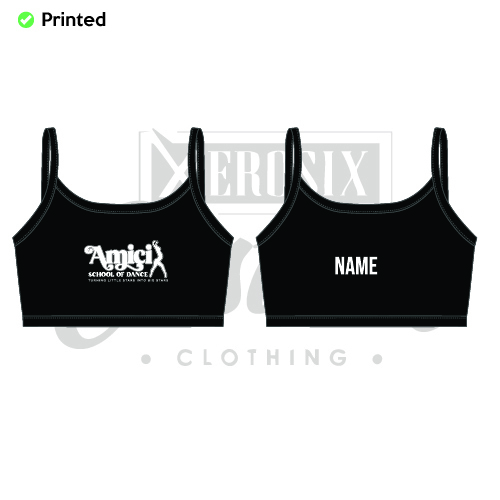 Amici School Of Dance Racerback Cami Bra Top Kids