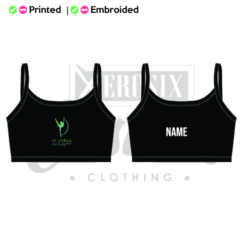 AF Dance Academy Racerback Cami Bra Top Kids