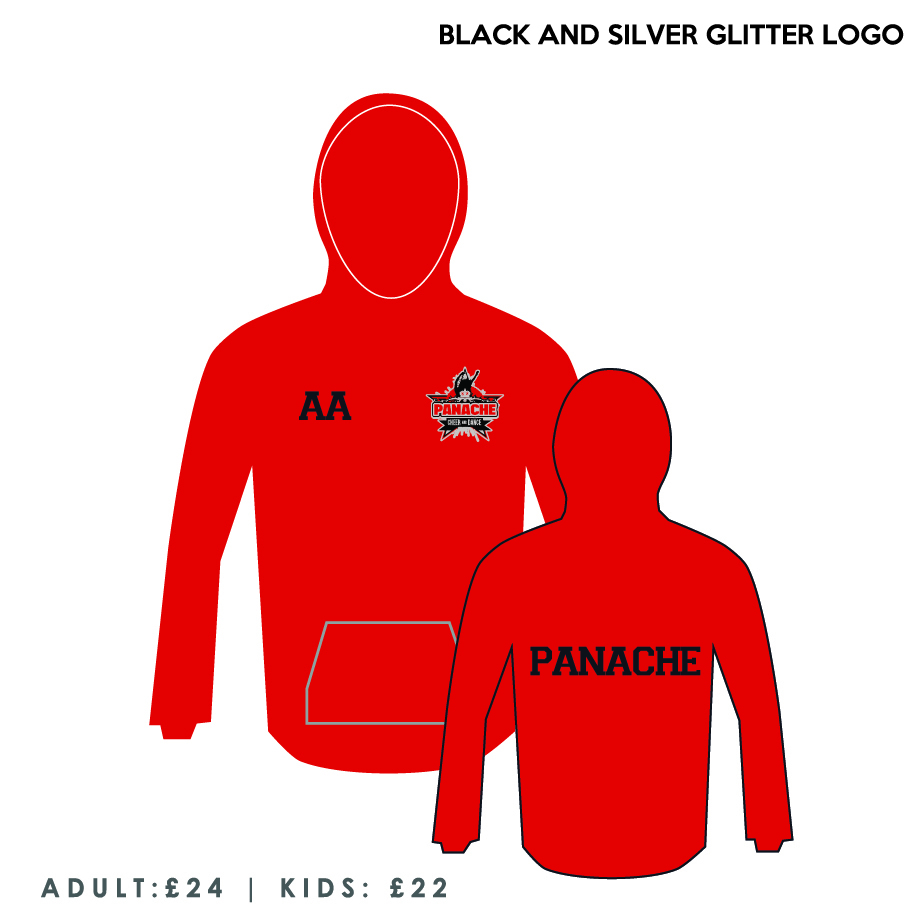 Panache Cheer And Dance Red Hoodie Adults 