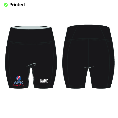 AFK Powerlifting  Adults Seamless Shorts