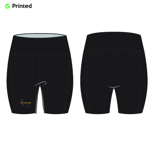 Titanium Artistic Roller Skating Academy Adults Seamless Shorts