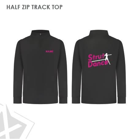 Strut Dance Half Zip Track Top Kids 