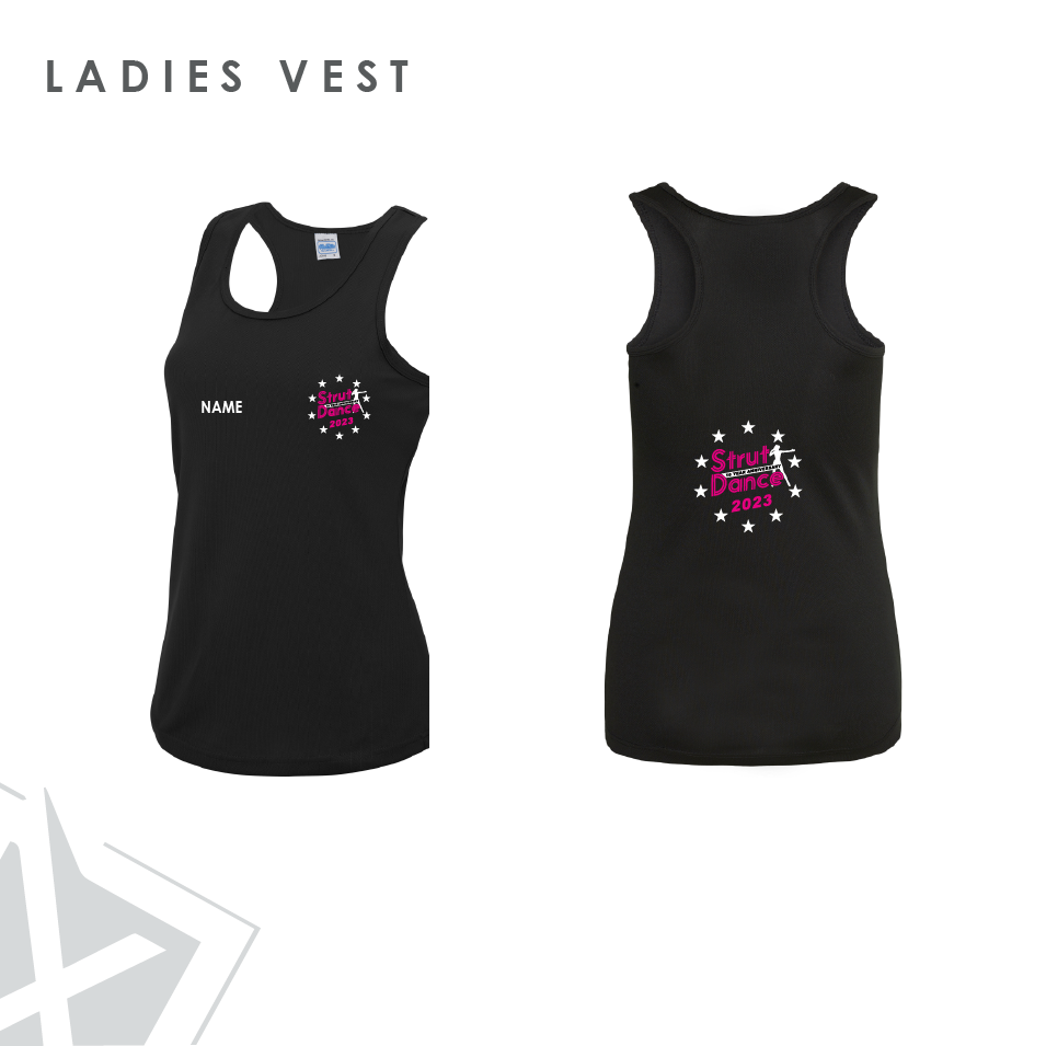 Strut Dance Limited Edition Ladies Vest 
