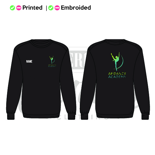 AF Dance Academy Sweatshirt Adults