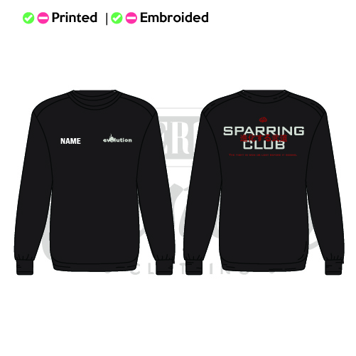 Evolution Martial Arts Academy Sparring Adults Sweatshirt