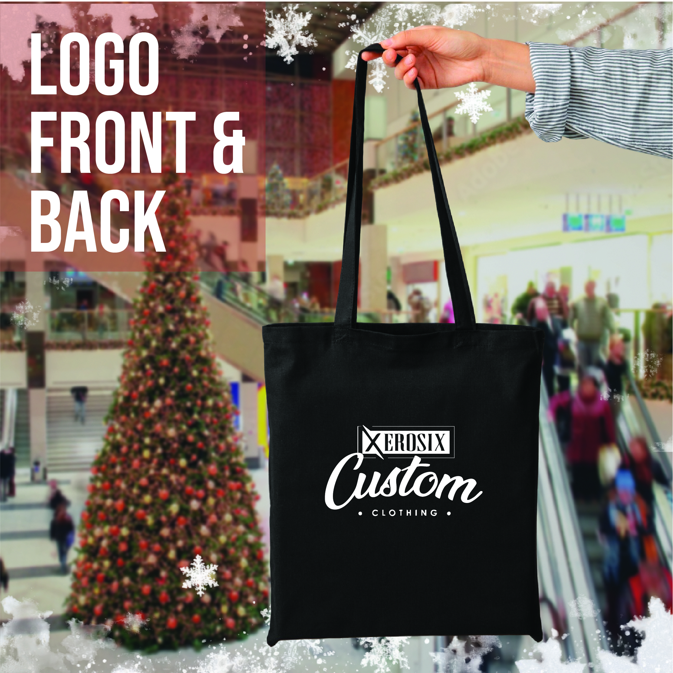 Christmas Club Shop Printed Tote Gift Bag