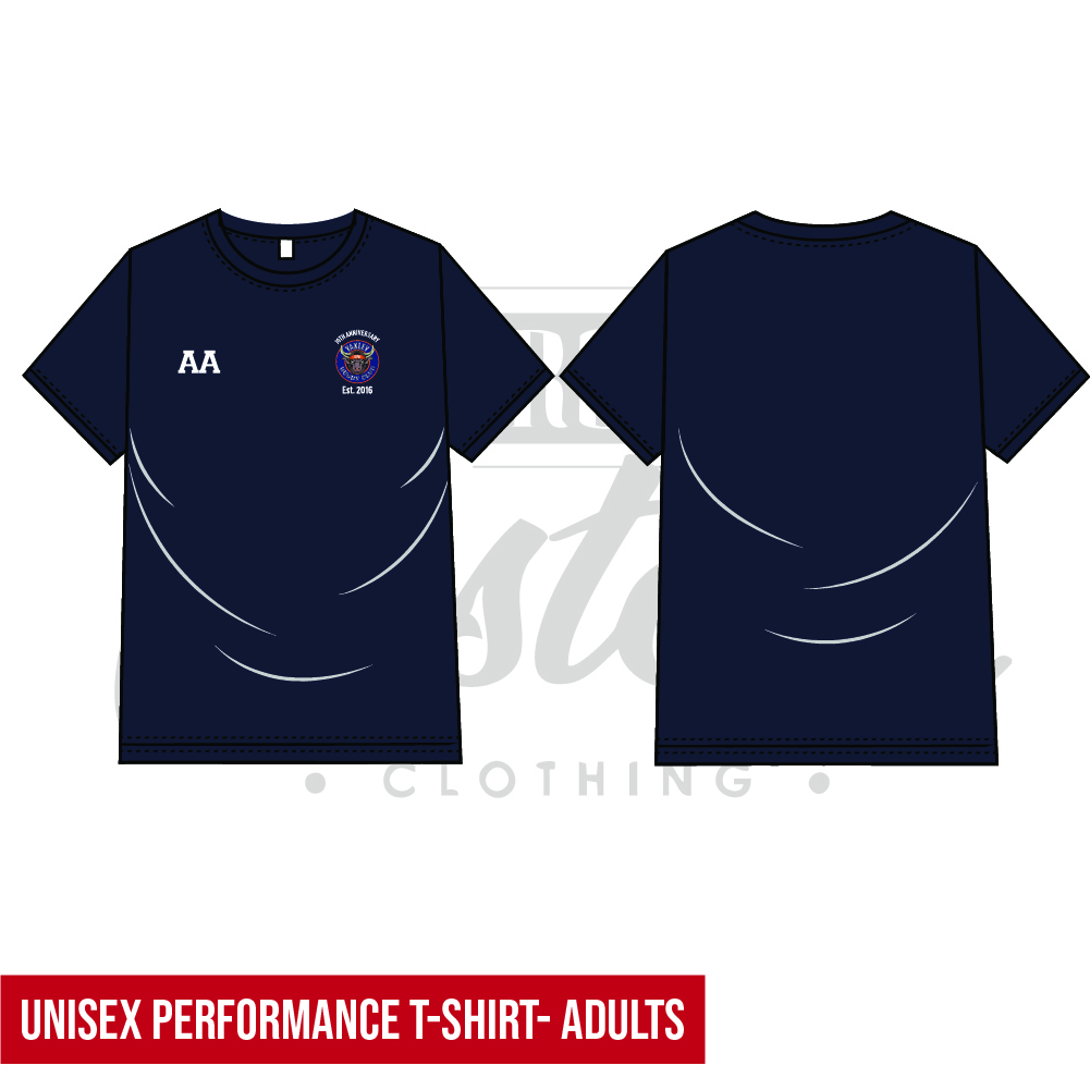 Yaxley Yaks Unisex Adults Performance Tee