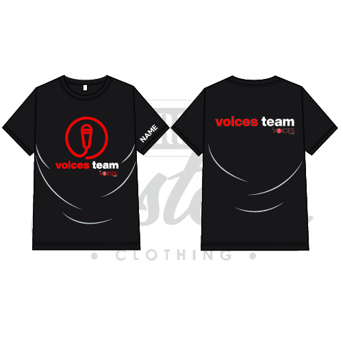 The Voices Group Team Unisex Adults Performance Tee